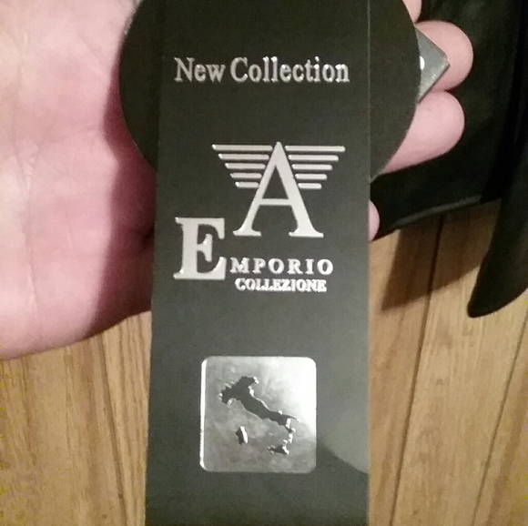 Brand New Emporio Armani Leather Jacket - Picture 9 of 10